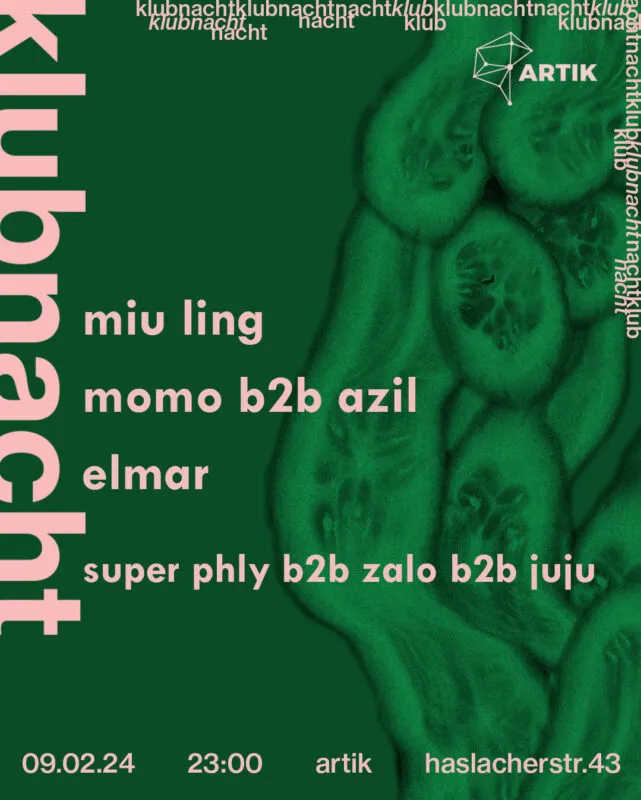 szene-Radar - Klubnacht Miu Ling, MOMO B2B AZIL, Elmar, Superphly B2B Zalo B2B Juju, ArTik  in Freiburg im Breisgau