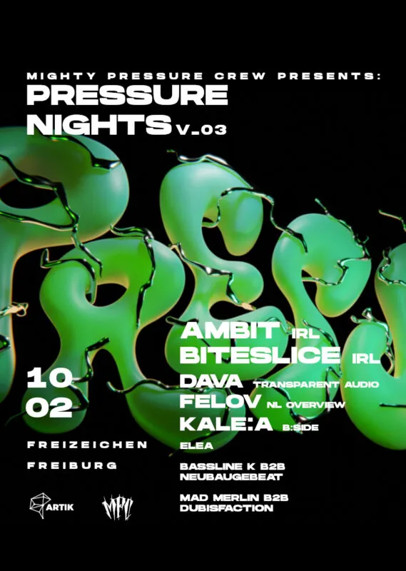 szene-Radar - Pressure Nights V_03, ArTik  in Freiburg im Breisgau