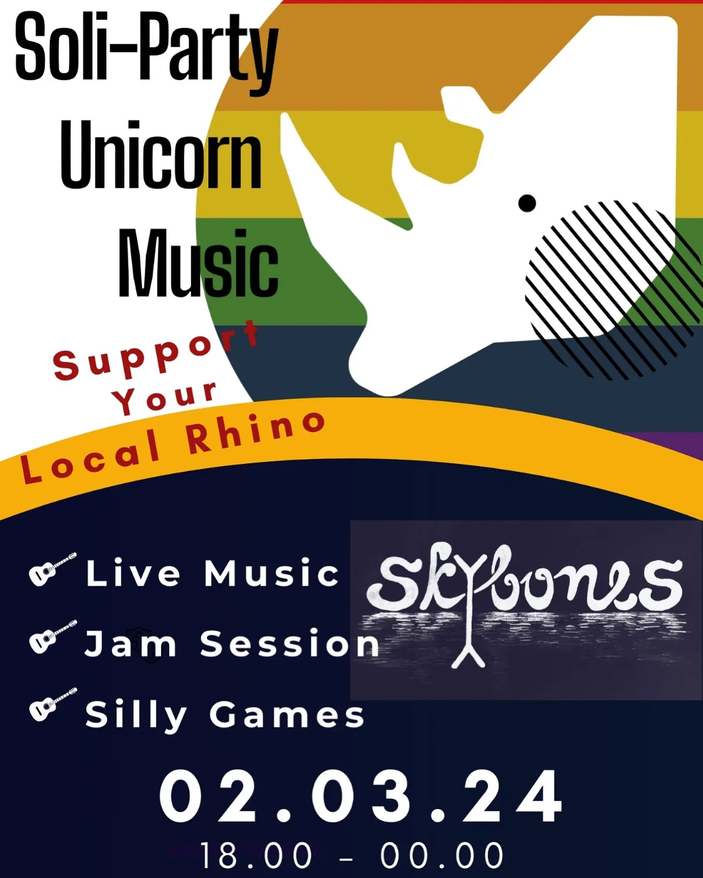 szene-Radar - SOLI-PARTY - Skybones, Unicorn Music Store  in Freiburg im Breisgau