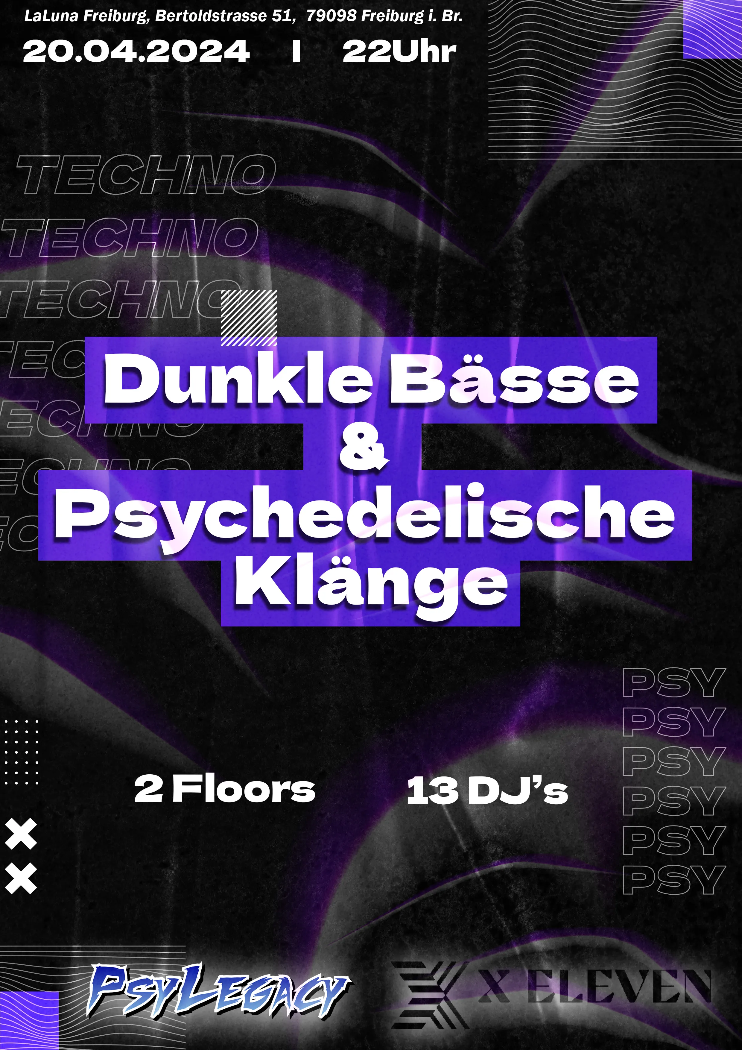 szene-Radar - Dunkle Bässe & Psychedelische Klänge, Laluna  in Freiburg im Breisgau