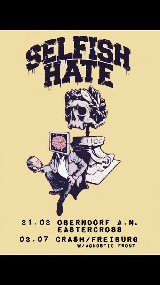 szene-Radar - Agnostic Front - Selfish Hate - Valara, Crash  in Freiburg im Breisgau