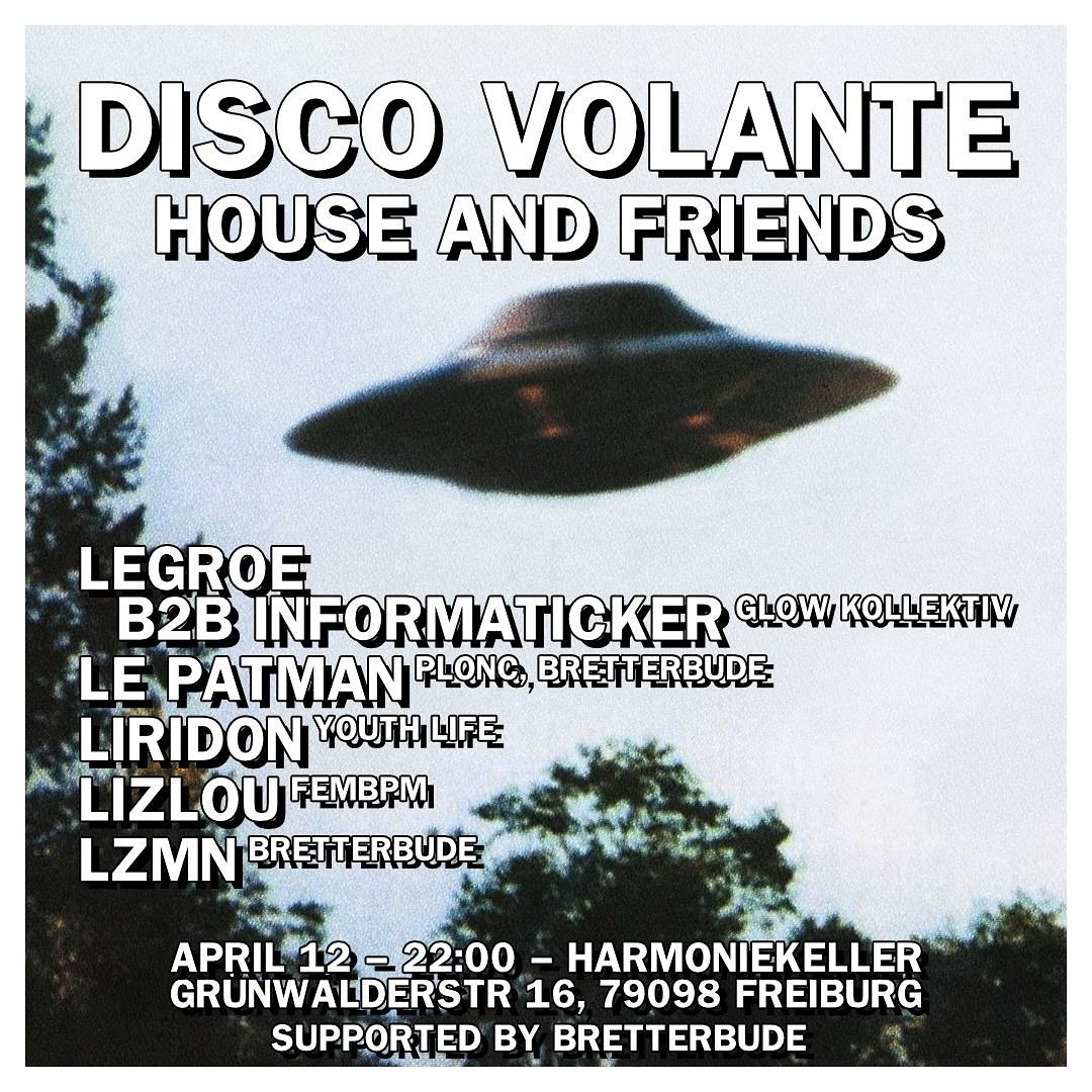 szene-Radar - DISCO VOLTANE, Harmoniekeller  in Freiburg im Breisgau