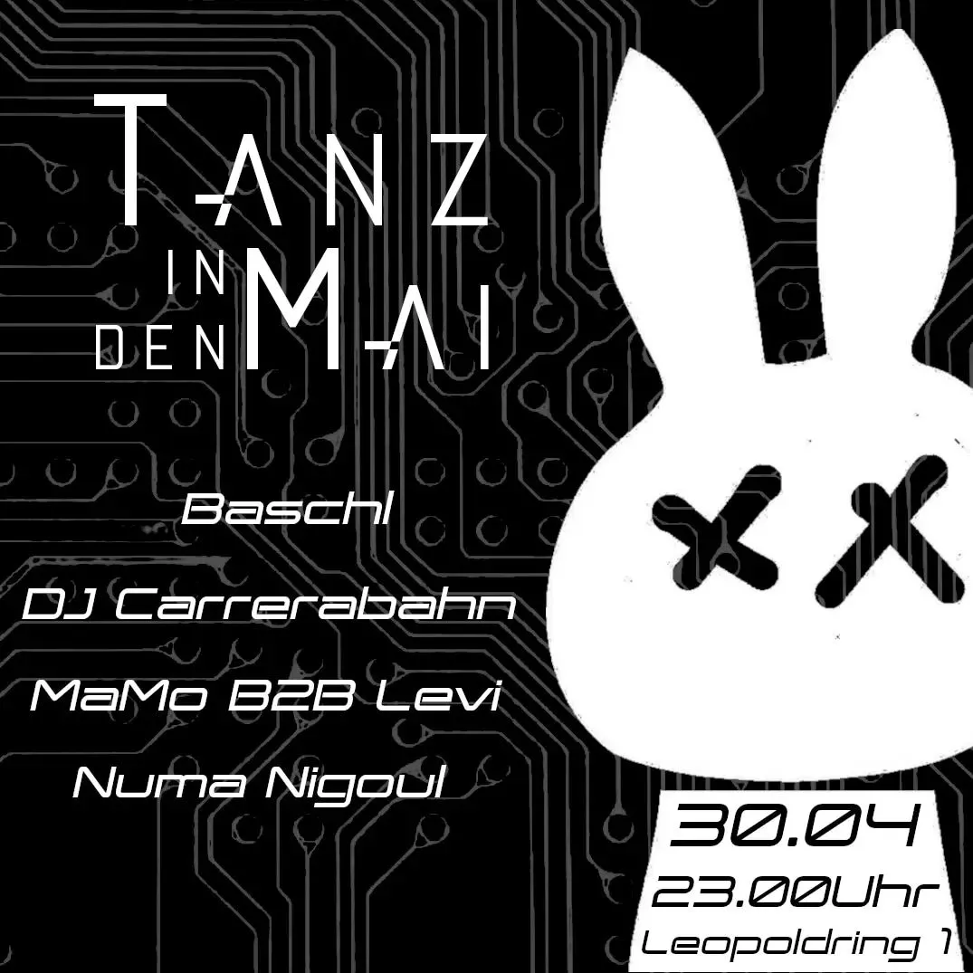 szene-Radar - Tanz in den Mai - Ehemals White Rabbit, Wechselnde Orte  in Freiburg im Breisgau