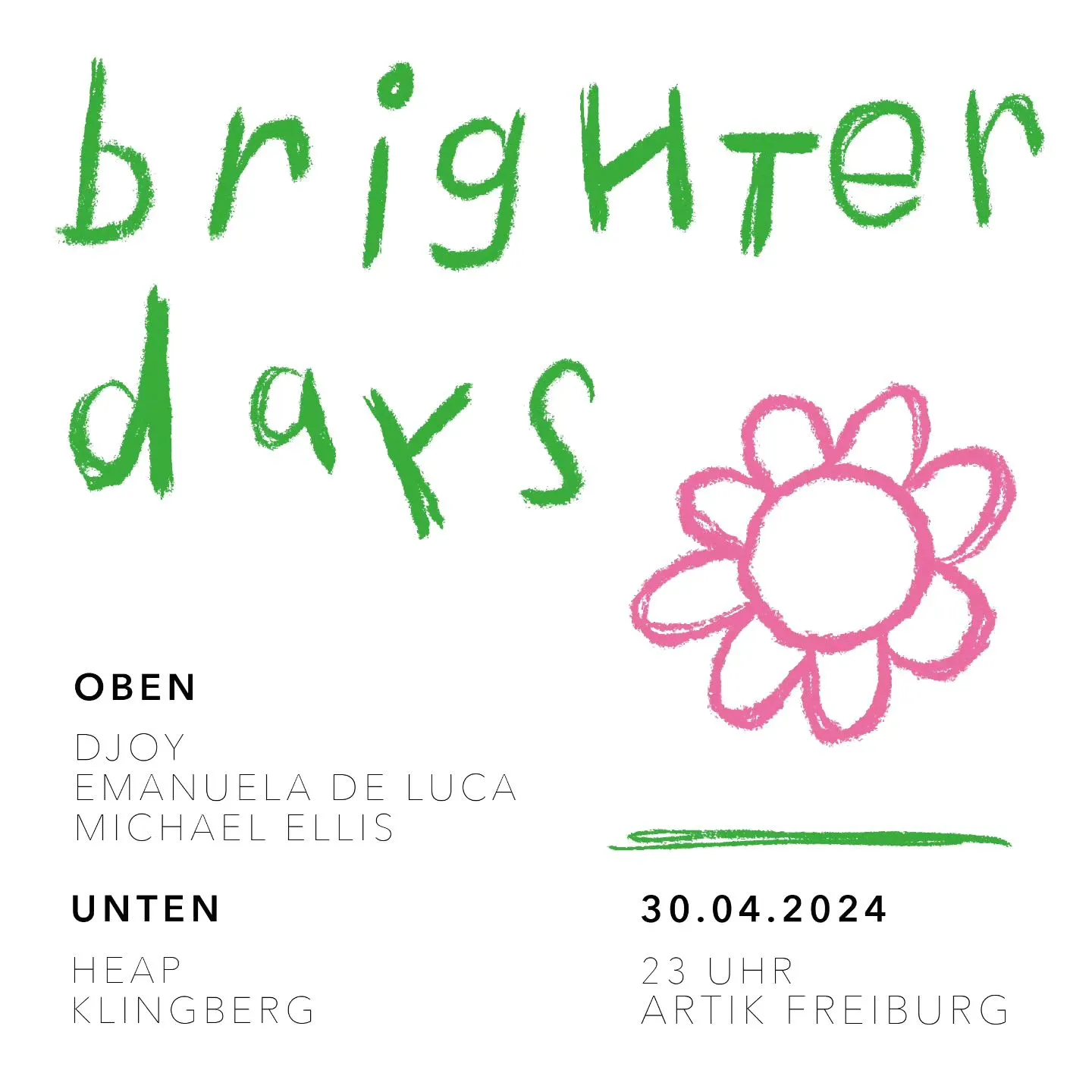 szene-Radar - Brighter Days, ArTik  in Freiburg im Breisgau