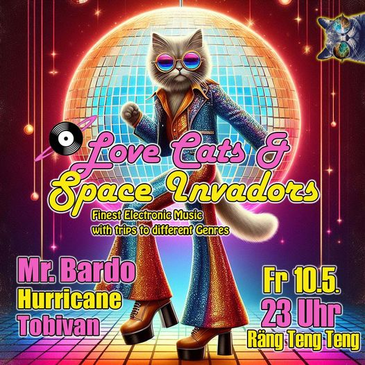 szene-Radar - LOVE CATs AND SPACE INVADORs, Rängtengteng  in Freiburg im Breisgau