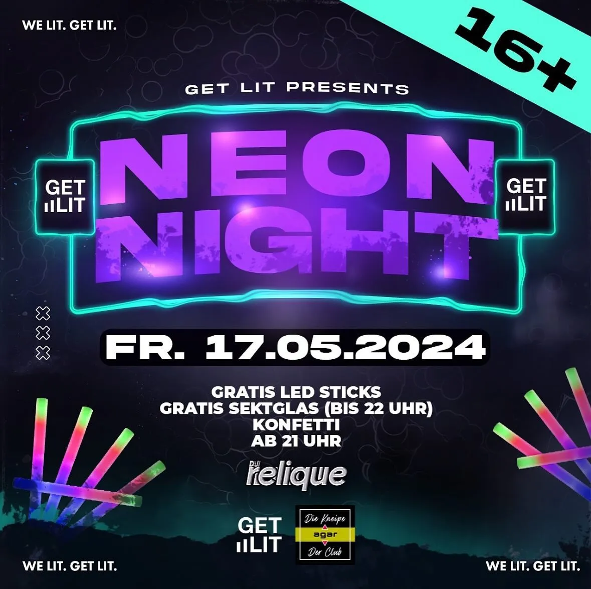 szene-Radar - Neon Night, AGAR  in Freiburg im Breisgau