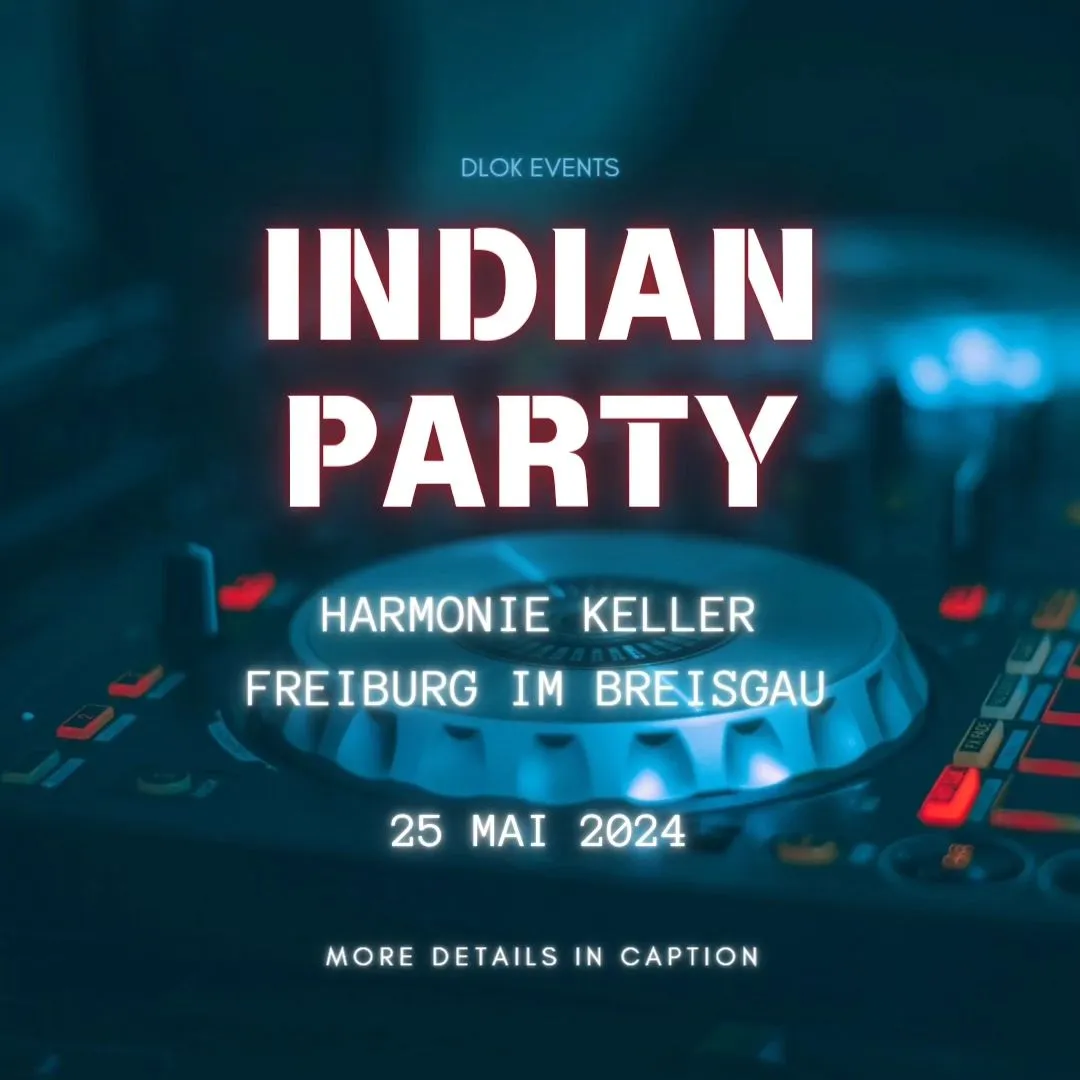 szene-Radar - Indian Party, Harmoniekeller  in Freiburg im Breisgau