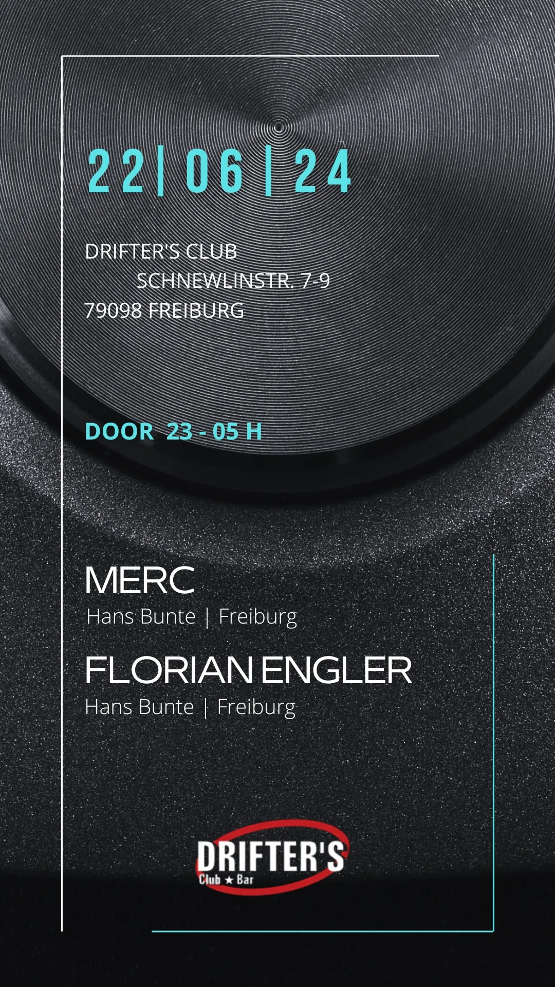 szene-Radar - MERC + FLORIAN ENGLER, Drifters Club  in Freiburg im Breisgau