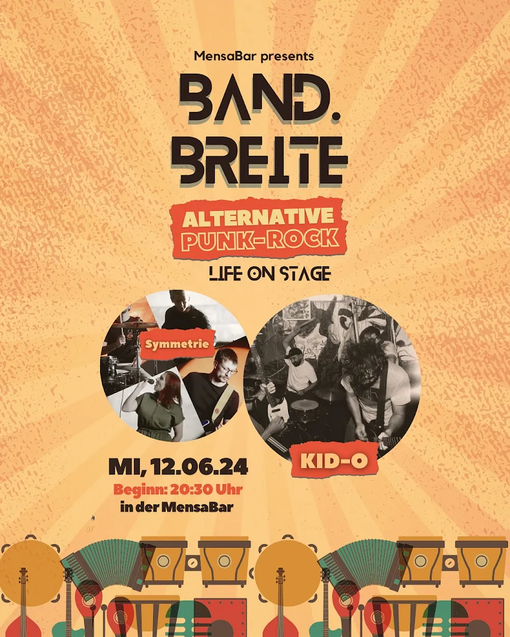 szene-Radar - BAND BREITE, MensaBar  in Freiburg im Breisgau