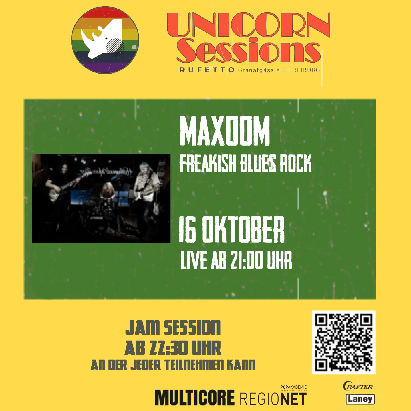 szene-Radar - Unicorn Sessions present: Maxoom, Ruefetto  in Freiburg im Breisgau