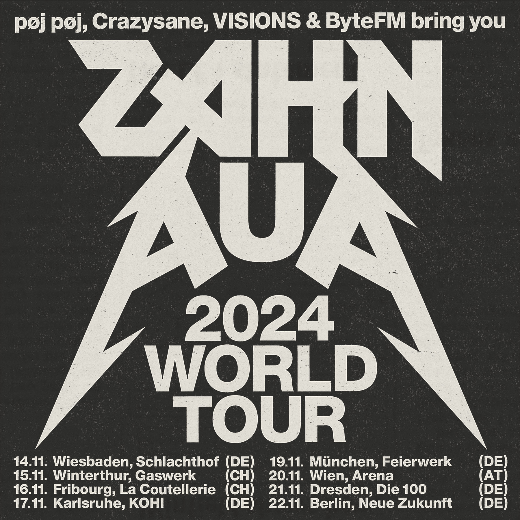 szene-Radar - ZAHN x AUA World Tour 2024 - Freiburg, Slow Club  in Freiburg im Breisgau