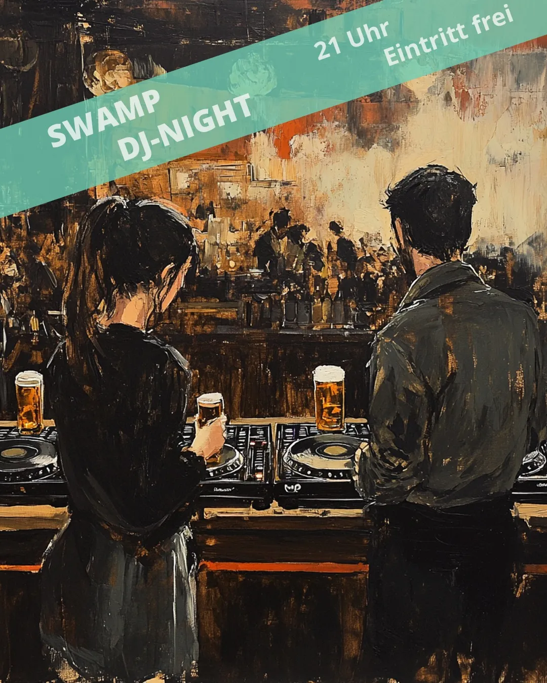 szene-Radar - DJ-Abend Carmen Strzelecki und Ralf Welteroth, Swamp  in Freiburg im Breisgau