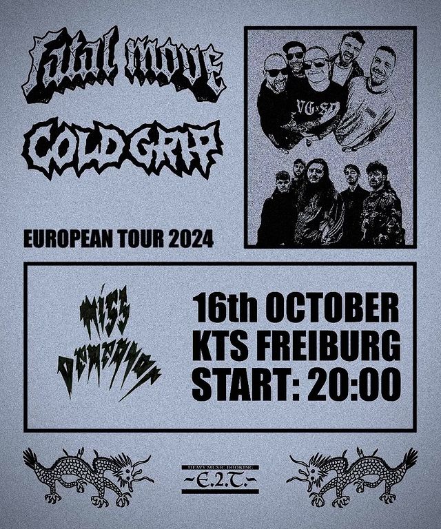 szene-Radar - COLDGRIP + FATAL MOVE + MISSDEMEANOR, KTS  in Freiburg im Breisgau