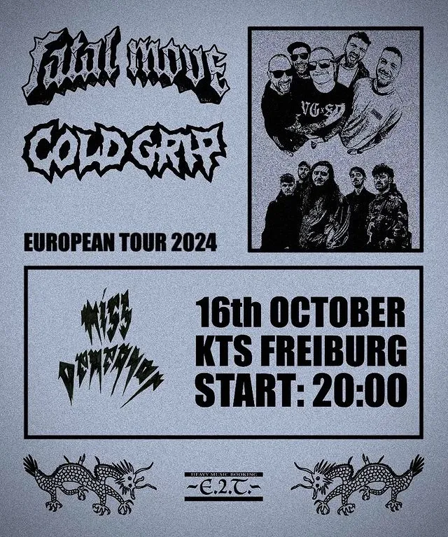 szene-Radar - COLDGRIP + FATAL MOVE + MISSDEMEANOR, KTS  in Freiburg im Breisgau