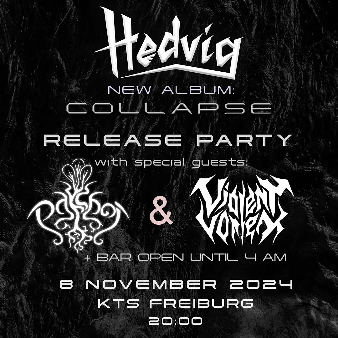 szene-Radar - Hedvig - NEW ALBUM COLLAPSE, KTS  in Freiburg im Breisgau