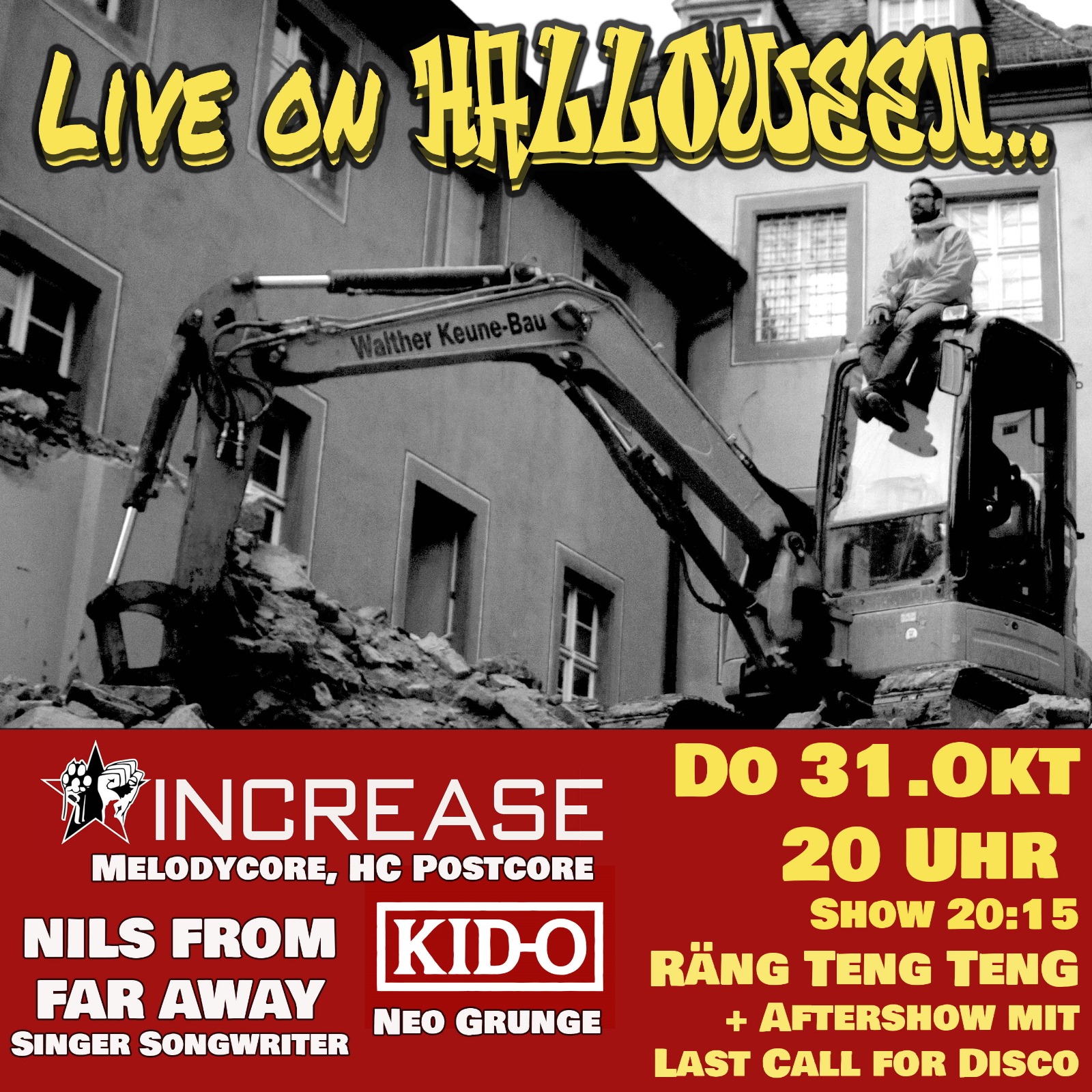 szene-Radar - Live on Halloween, Rängtengteng  in Freiburg im Breisgau