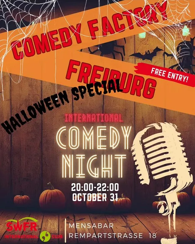 szene-Radar - Comedy Factory Freiburg - Halloween Special, MensaBar  in Freiburg im Breisgau