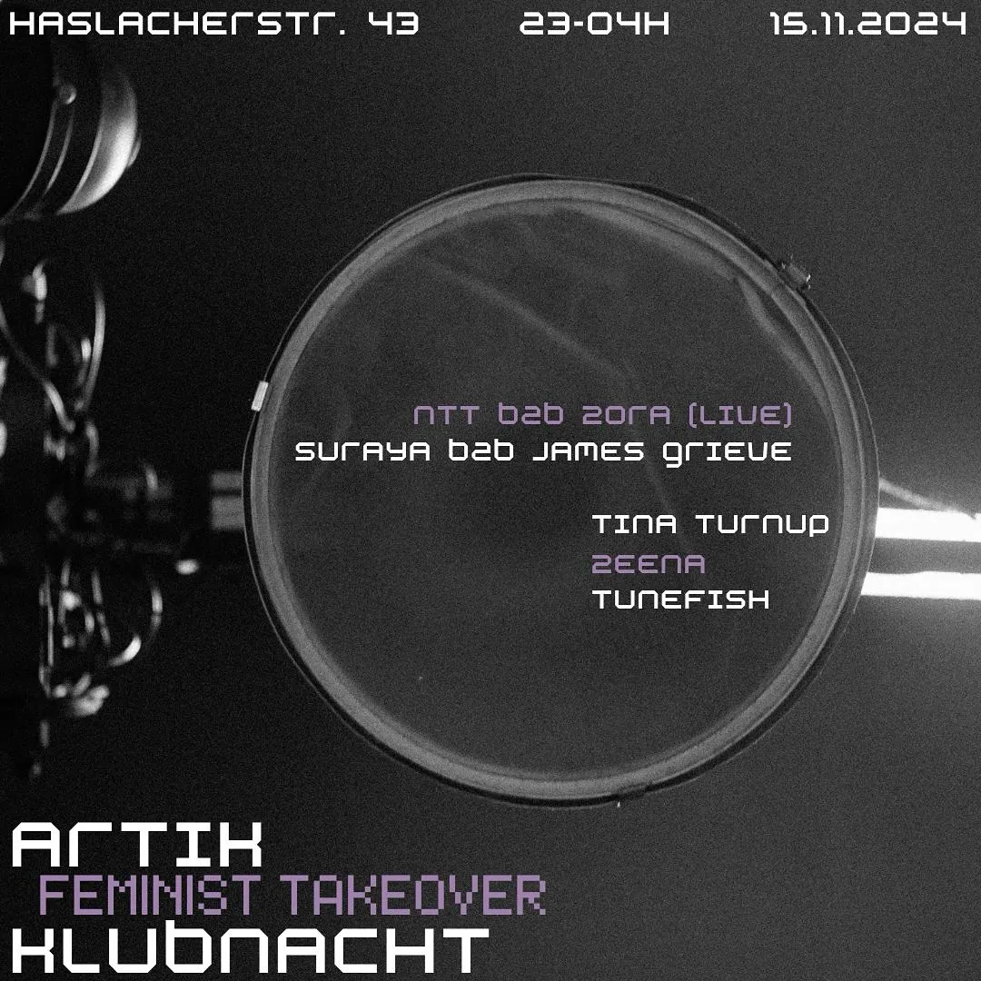 szene-Radar - klubnacht: feminist takeover edition, ArTik  in Freiburg im Breisgau