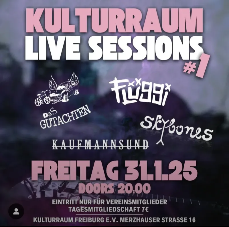 szene-Radar - Kulturraum Live Sessions #1, Kulturraum Freiburg e.V.  in Freiburg im Breisgau