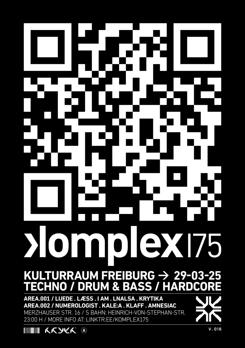 szene-Radar - Komplex 175, Kulturraum Freiburg e.V.  in Freiburg im Breisgau