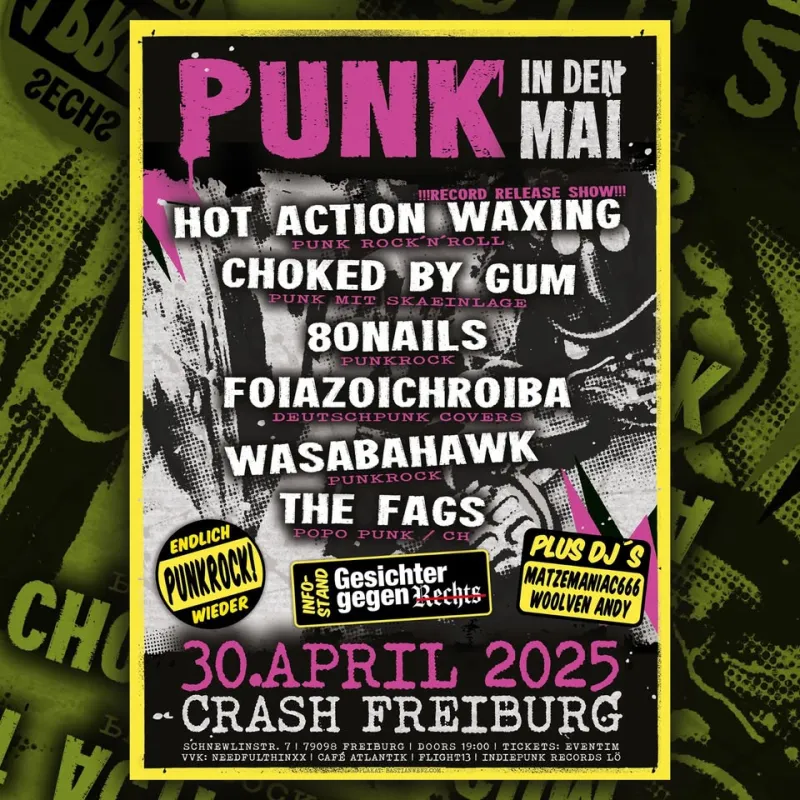 szene-Radar - PUNK IN DEN MAI, Crash  in Freiburg im Breisgau