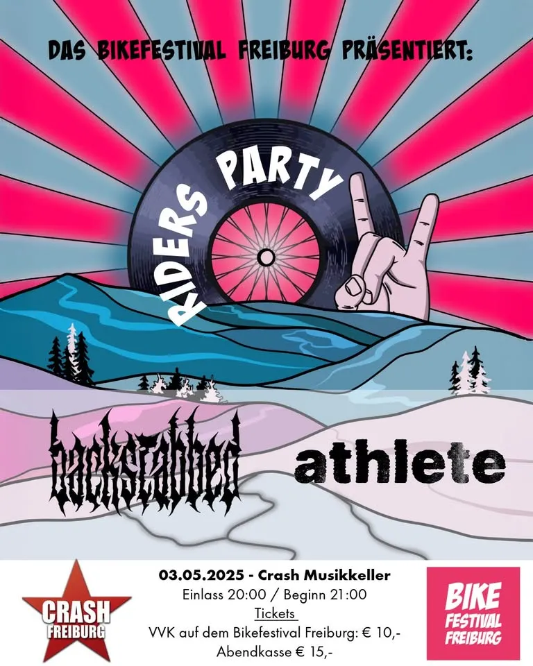 szene-Radar - Riders Party - Das Highlight des Bikefestival Freiburg 2025, Crash  in Freiburg im Breisgau