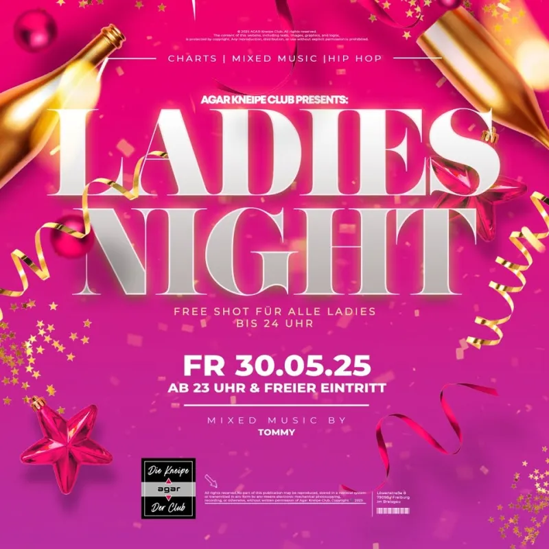 szene-Radar - LADIES NIGHT, AGAR  in Freiburg im Breisgau