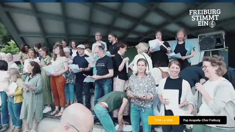 szene-Radar - Viva La Vida Pop Acapella Chor, Freiburg stimmt ein  in Freiburg im Breisgau