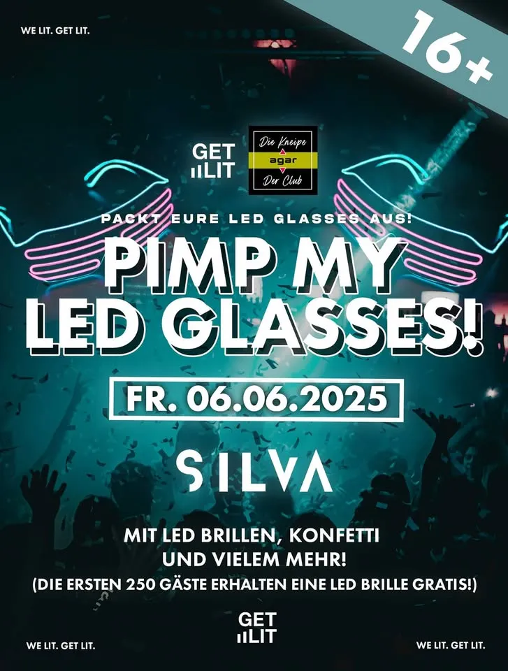 szene-Radar - PIMP MY LED GLASSES 16+, AGAR  in Freiburg im Breisgau