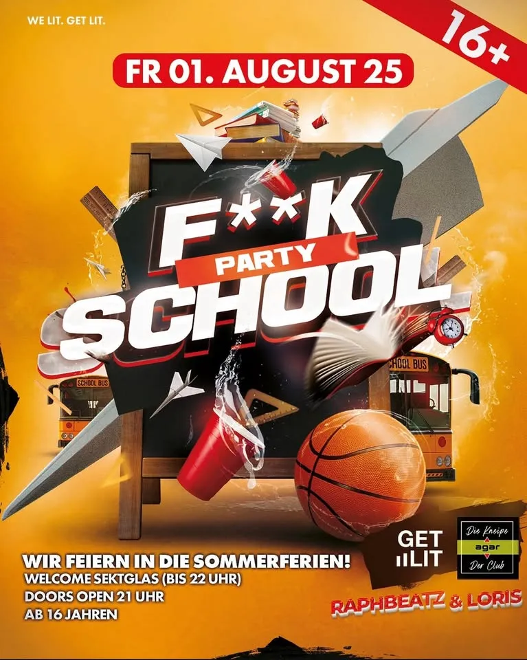 szene-Radar - FCK SCHOOL PARTY, AGAR  in Freiburg im Breisgau