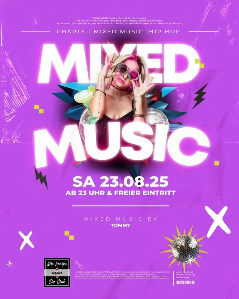 szene-Radar - MIXED MUSIC, AGAR  in Freiburg im Breisgau
