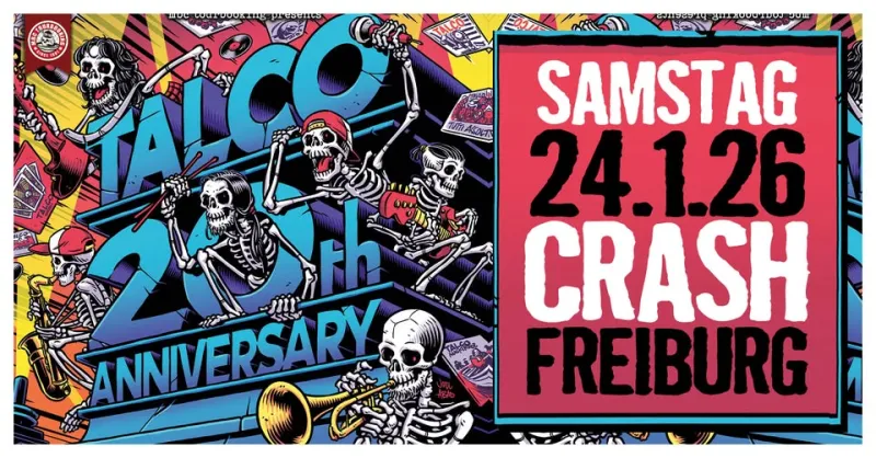 szene-Radar - TALCO (Ska-Punk / ITA) + SUPPORT, Crash  in Freiburg im Breisgau