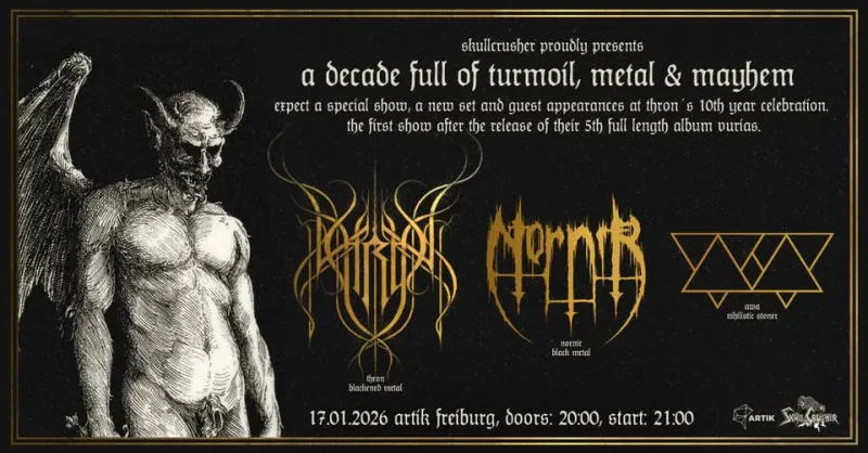 szene-Radar - Thron - Vurias - Albumreleaseshow - Special Guests: Nornir + AWA Collective, ArTik  in Freiburg im Breisgau