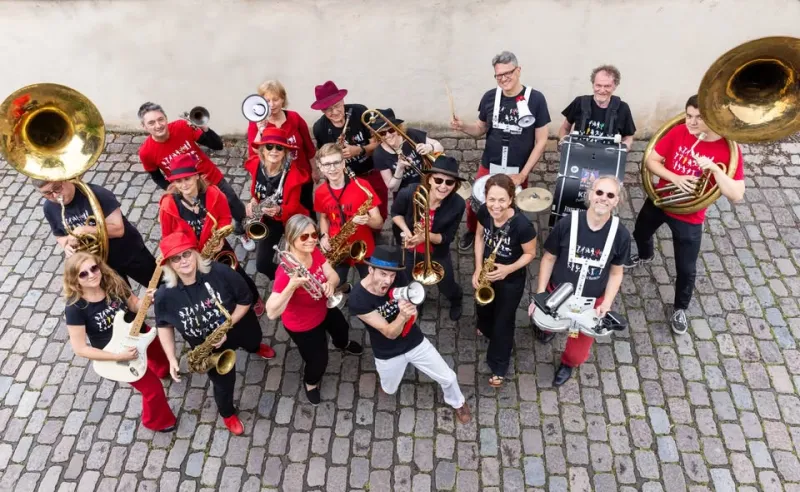 szene-Radar - Funky Marching Band o 20 Jahre Spass und Energie - die grosse Jubilaumsshow anschliessend Aftershowpart, Jazzhaus  in Freiburg im Breisgau
