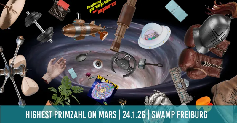 szene-Radar - HIghest Primzahl On Mars - Finest Psychedelc-Space-Kraut-Rock, Swamp  in Freiburg im Breisgau