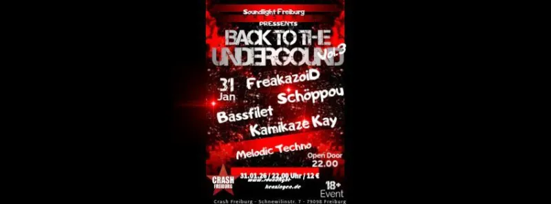 szene-Radar - Back to the Underground ( vol.3 ), Crash  in Freiburg im Breisgau