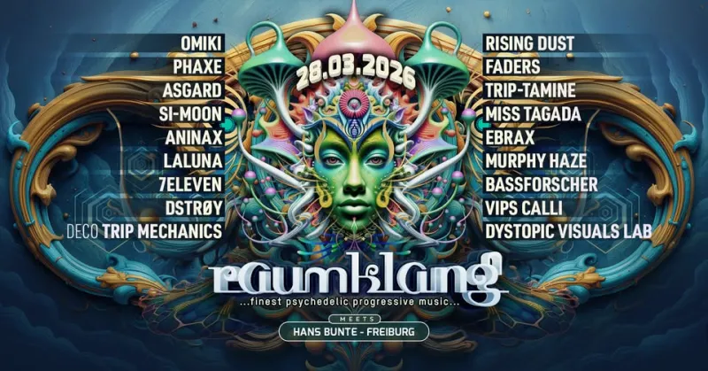 szene-Radar - RAUMKLANG - The Indoor Festival, Hans Bunte Areal  in Freiburg im Breisgau