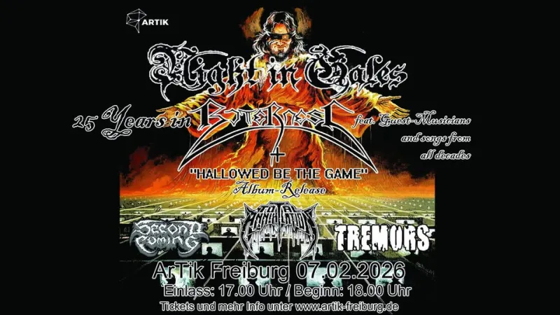 szene-Radar - 25 Years in Bitterness + Night in Gales + Total Annihilation + Tremors + Second Coming, ArTik  in Freiburg im Breisgau