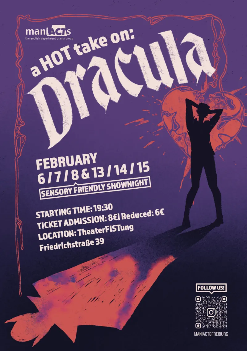 szene-Radar - A HOT take on: dracula, TheaterFISTung  in Freiburg im Breisgau