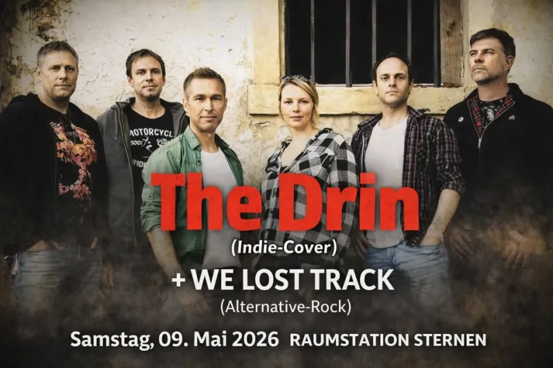 szene-Radar - The Drin (Indie-Covers) We Lost Track (Crossover), Raumstation Sternen  in Freiburg im Breisgau