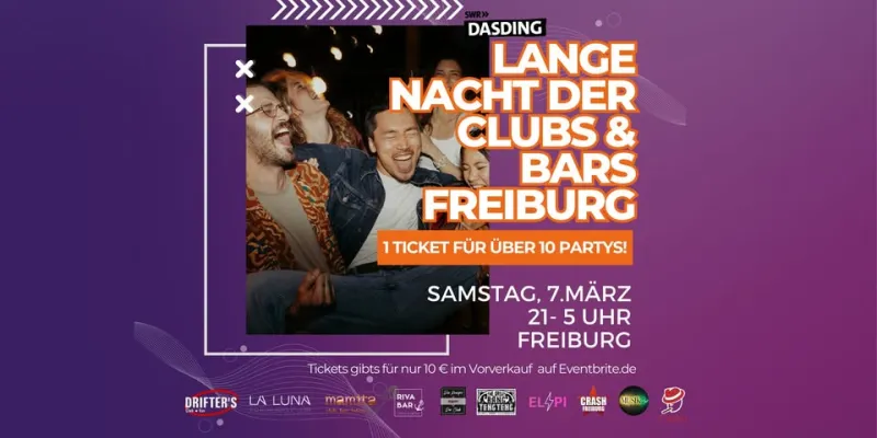 szene-Radar - Die lange Nacht der Clubs & Bars Freiburg - Sa 7. Marz 2026, AGAR  in Freiburg im Breisgau