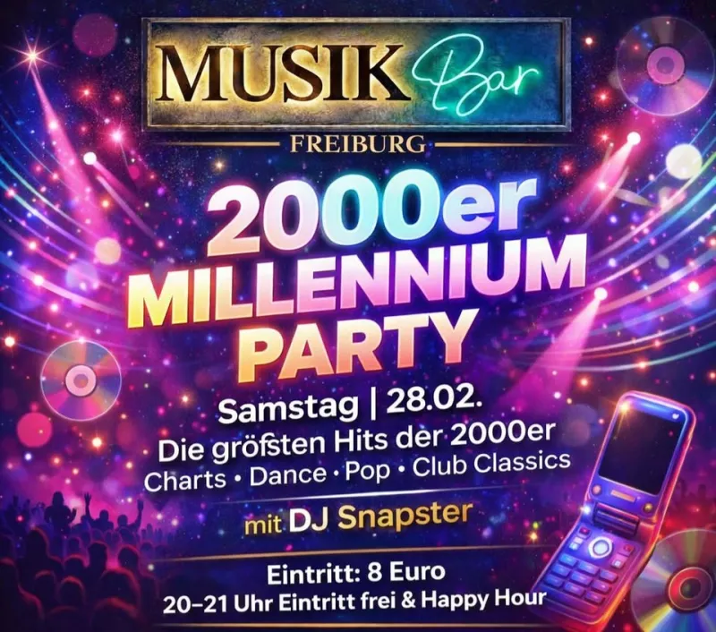 szene-Radar - 2000er Millennium Party, Musik Bar  in Freiburg im Breisgau