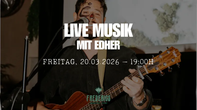 szene-Radar - Live Musik mit Edher, FREDERICS Cocktail Club  in Freiburg im Breisgau