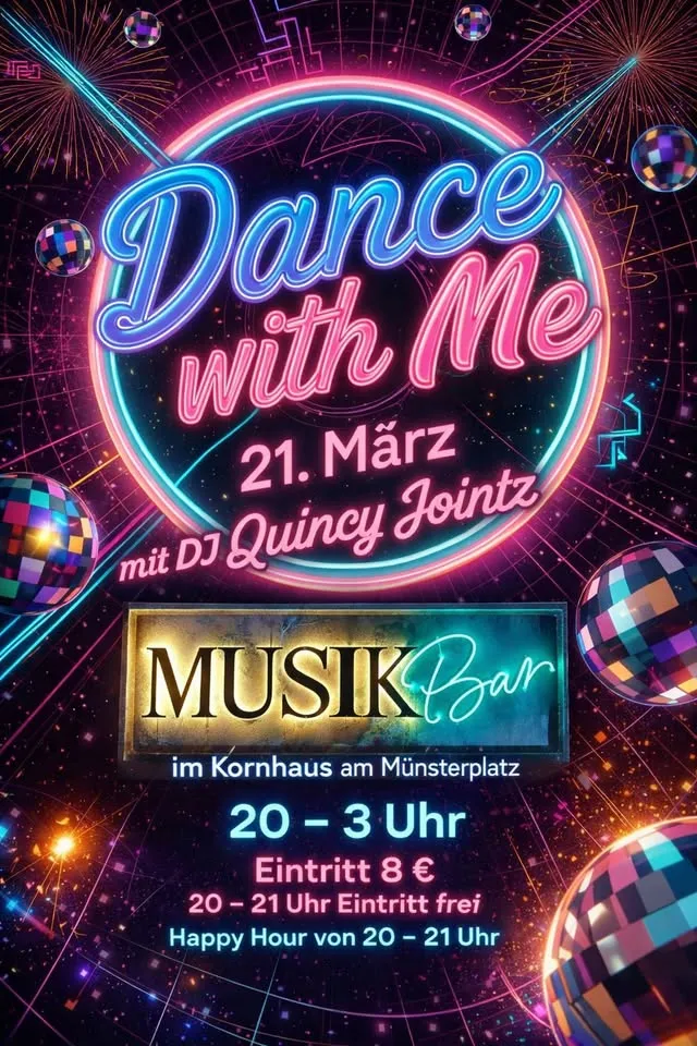 szene-Radar - Dance with me - DJ Quincy Jointz live, Musik Bar  in Freiburg im Breisgau