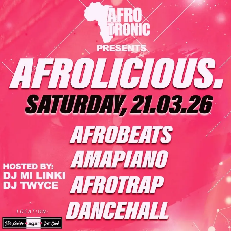 szene-Radar - AFROLICIOUS, AGAR  in Freiburg im Breisgau