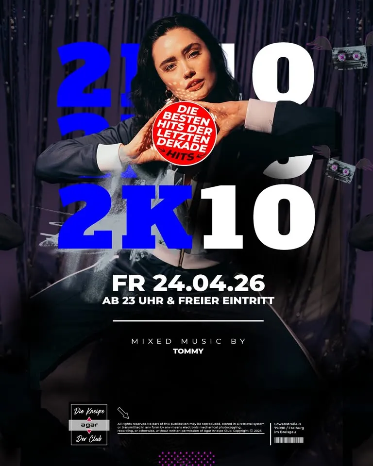 szene-Radar - 2010er PARTY, AGAR  in Freiburg im Breisgau