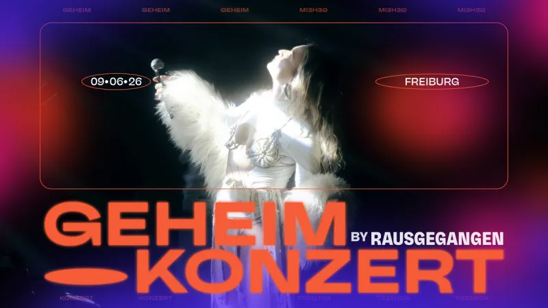 szene-Radar - Geheimkonzert Freiburg #2 by Rausgegangen, Waldsee  in Freiburg im Breisgau