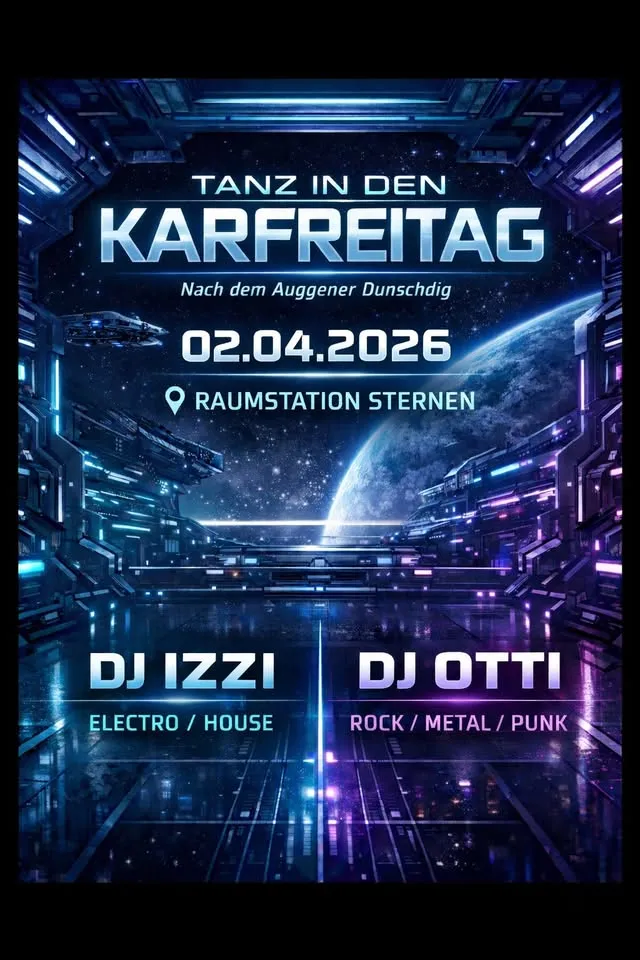 szene-Radar - DJ IZZI & DJ OTTI, Raumstation Sternen  in Freiburg im Breisgau