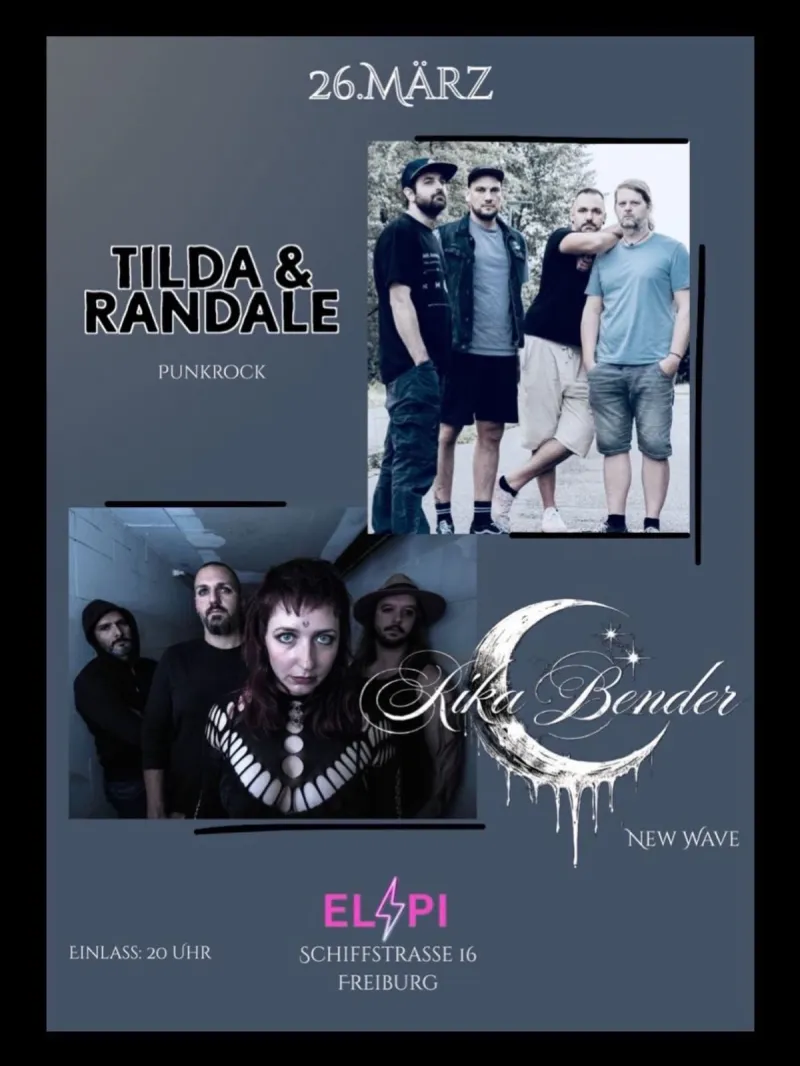 szene-Radar - Tilda & Randale + Rika Bender, ELPI  in Freiburg im Breisgau