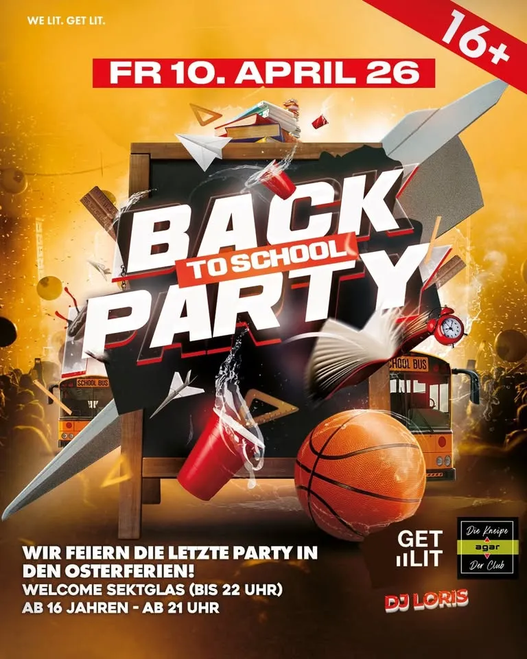 szene-Radar - BACK TO SCHOOL 16+, AGAR  in Freiburg im Breisgau